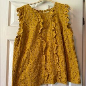 Boden Eyelet blouse sz16